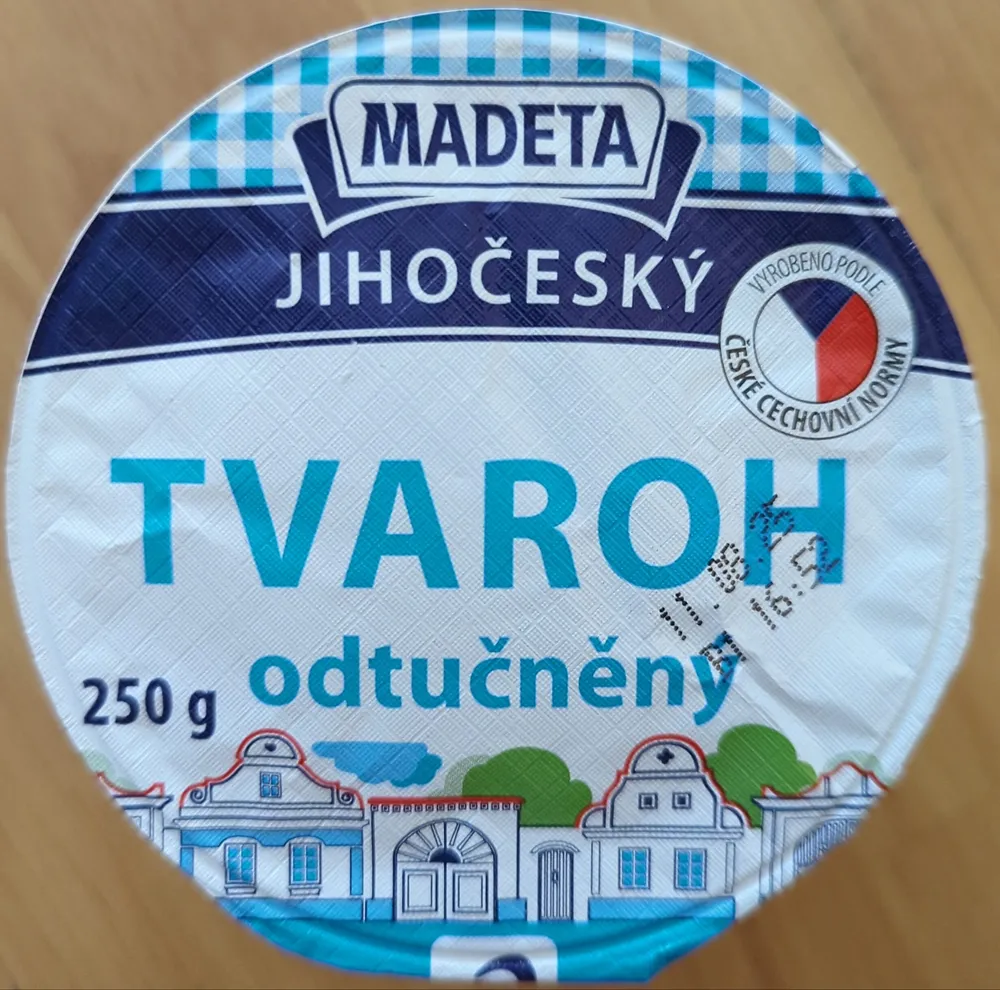 No fat tvaroh fresh cheese