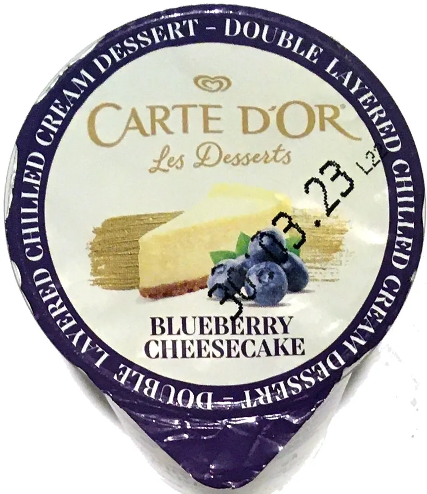 BLUEBERRY CHEESECAKE DESERT