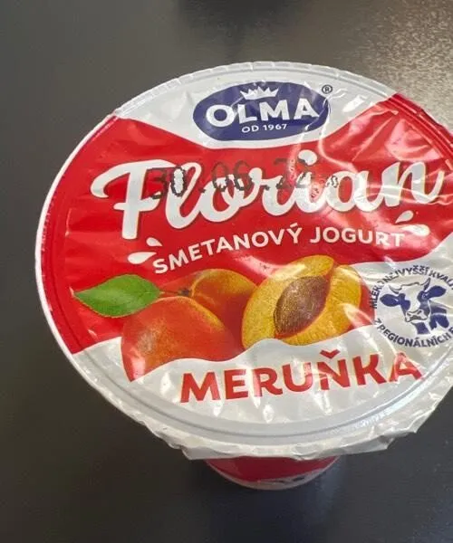 Florian smetanový jogurt meruňka