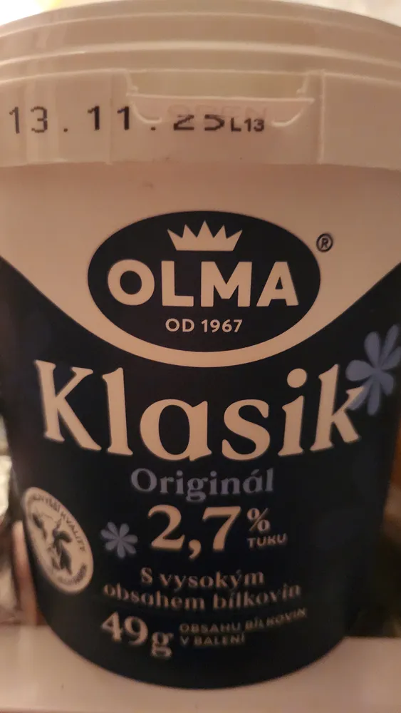 Olma bílý jogurt