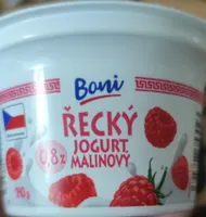 řecký jogurt malinový boni
