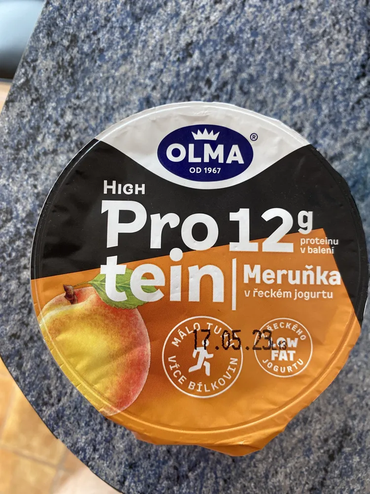 High Protein řecký jogurt meruňka