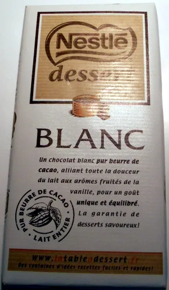 Dessert Blanc