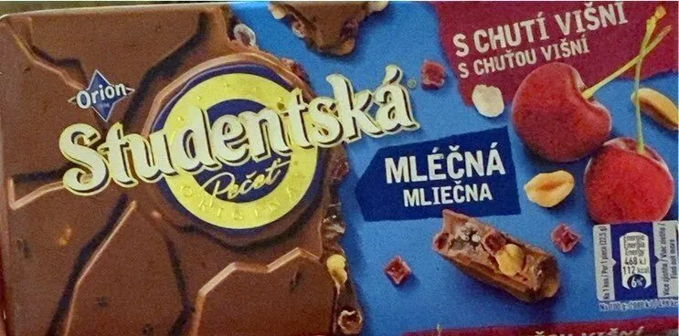 Studentská mléčná s chutí višní