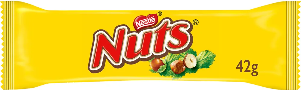 NUTS , Barre chocolatée de 42g, à l'unité
