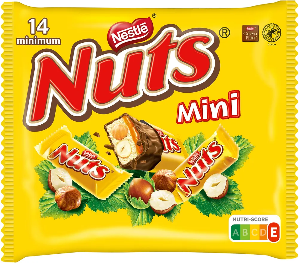 NUTS MINI barre chocolatée Sachet 332g