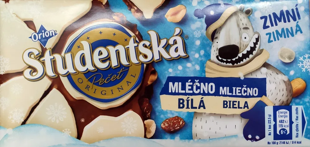 Studentská mléčno zimní