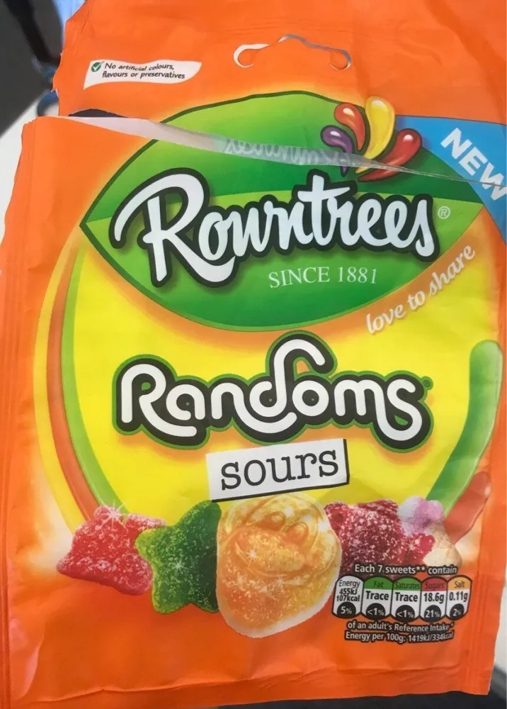 Rowntrees random sours