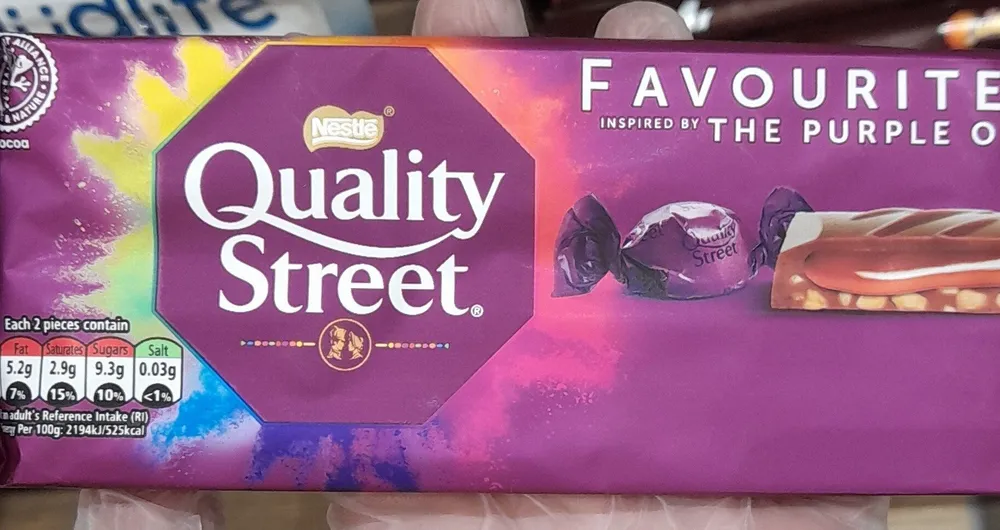 Quality Street Favourites Inspired by the Purple One imp