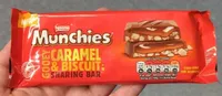 Nestlé Munchies Gooey Caramel and Biscuit Sharing Bar