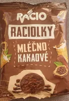 Raciolky mléčno kakaové