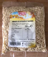 Amandes Décortiquées et hachées