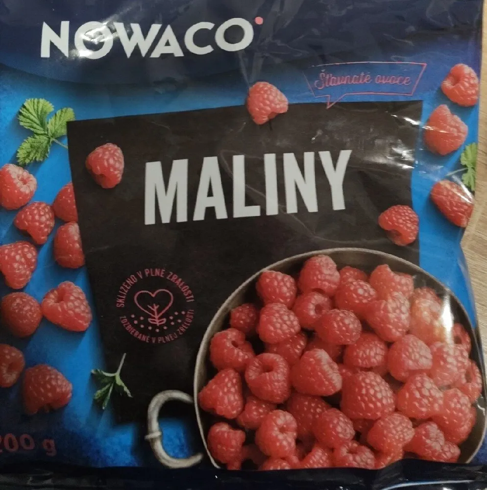 Maliny Mražené
