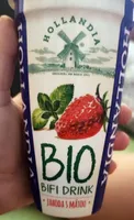 BIO jogurtové mléko jahoda s mátou
