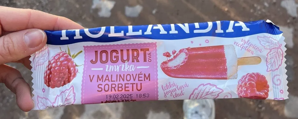 Jogurtová Zmrzka V Malinovém Sorbetu