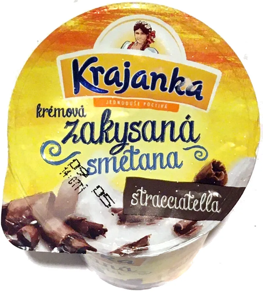 Zakysaná smetana stracciatella