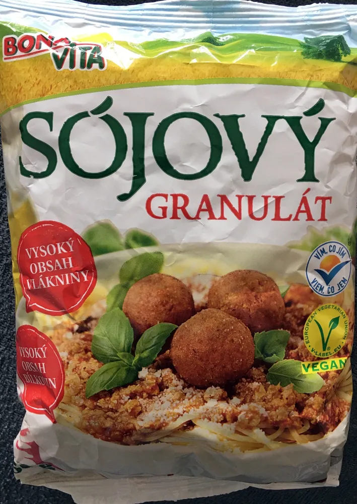 Sójový granulát