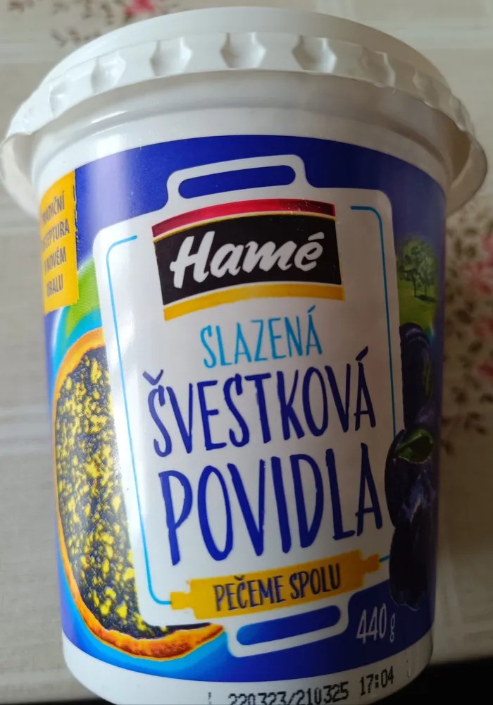 Slazená švestková povidla