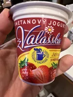 Smetanový jogurt jahoda s vanilkou
