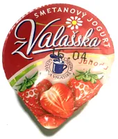 smetanový jogurt jahoda