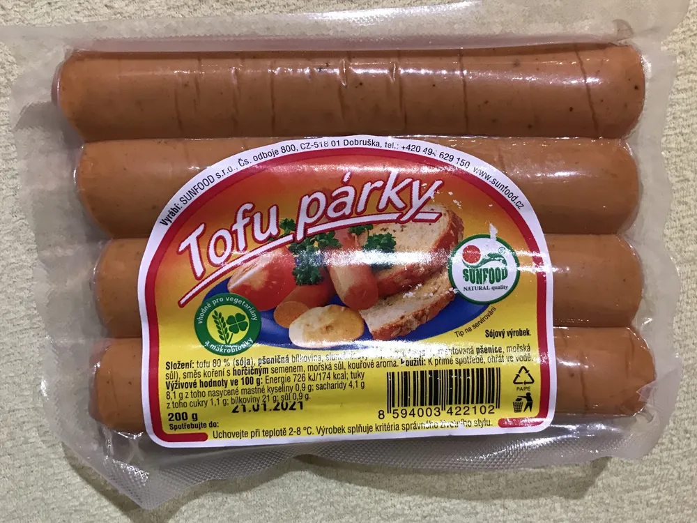 Tofu párky