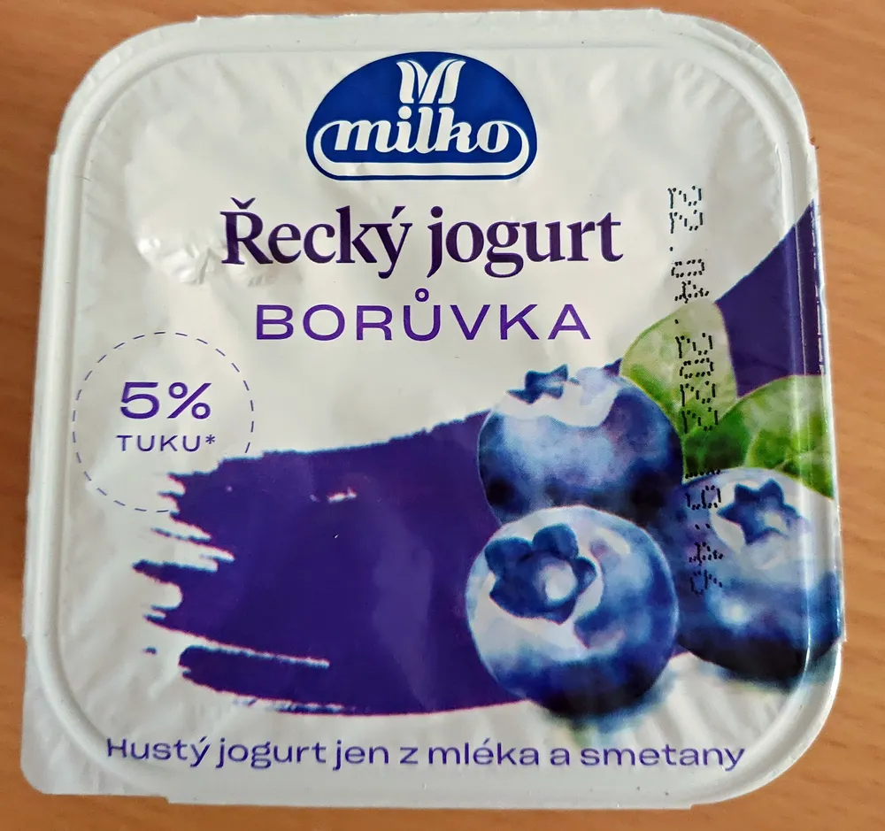 Řecký jogurt borůvka