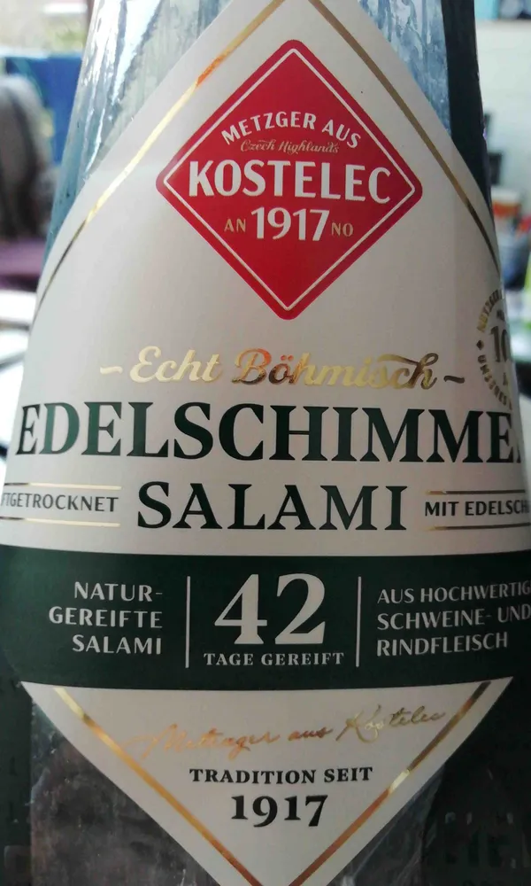 Echt Böhmische Salami, luftgetrocknet