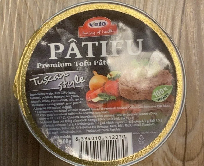 Patifu - prémiová tofu paštika