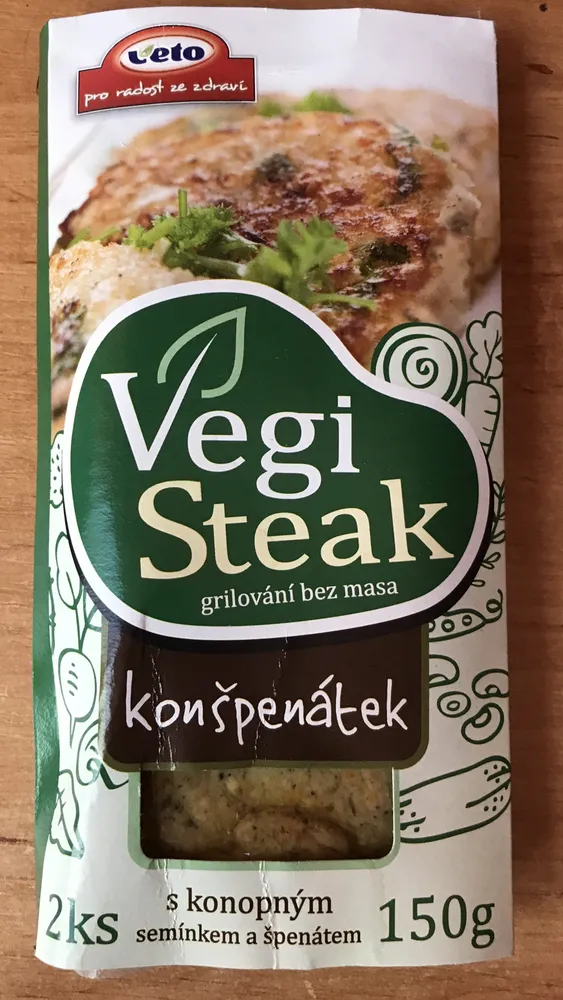 Konšpenátek s konopným semínkem a špenátem