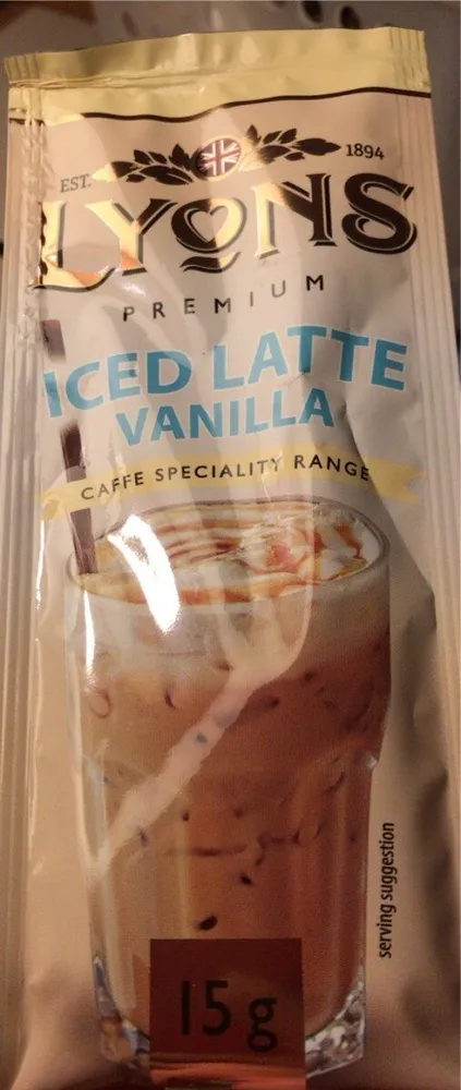 Iced latte vanilla