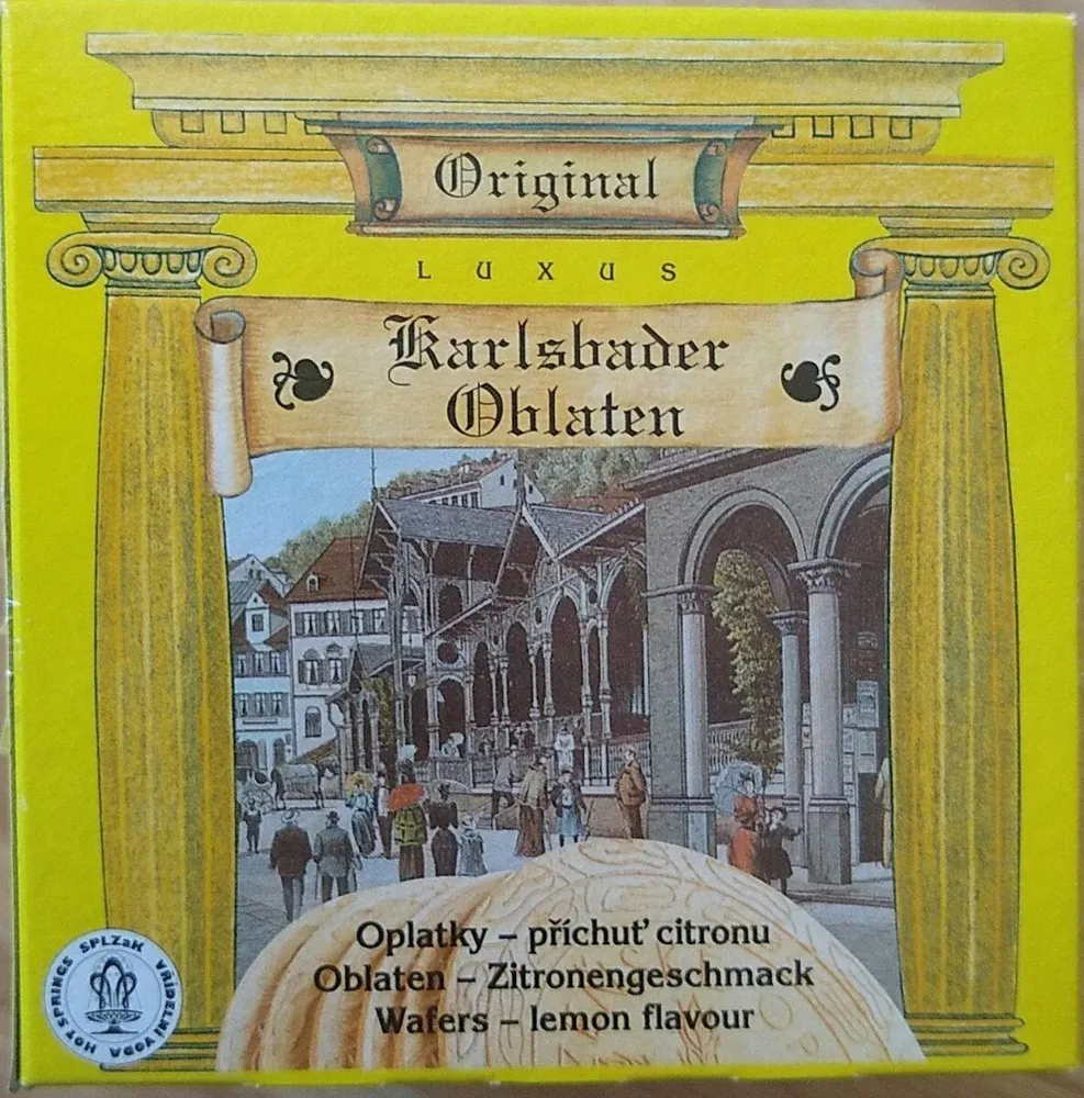 Karlsbader Oblaten - Zitronengeschmak