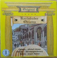 Karlsbader Oblaten - Zitronengeschmak