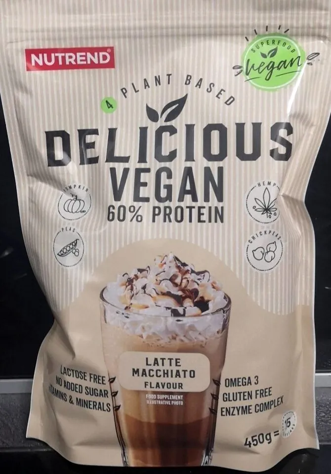 Delicious Vegan 60% Protein latte macchiato
