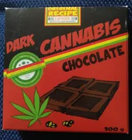 Dark cannabis chocolate