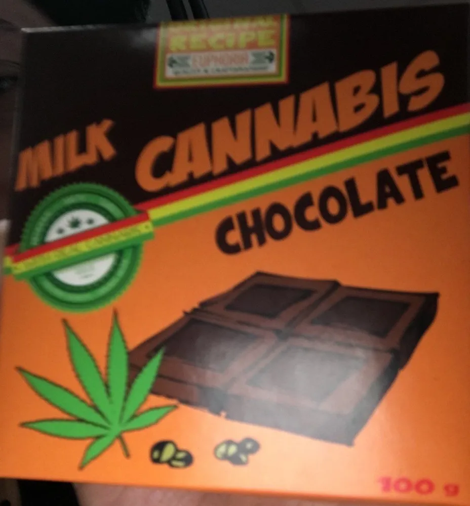 Milk cannabis chocolate