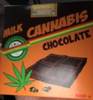 Milk cannabis chocolate