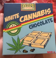 White cannabis chocolate