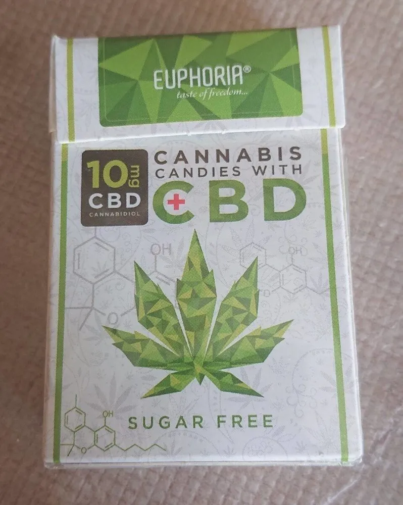 Cannabis candies with CBD