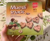 Muesli snack croccante con nocciole