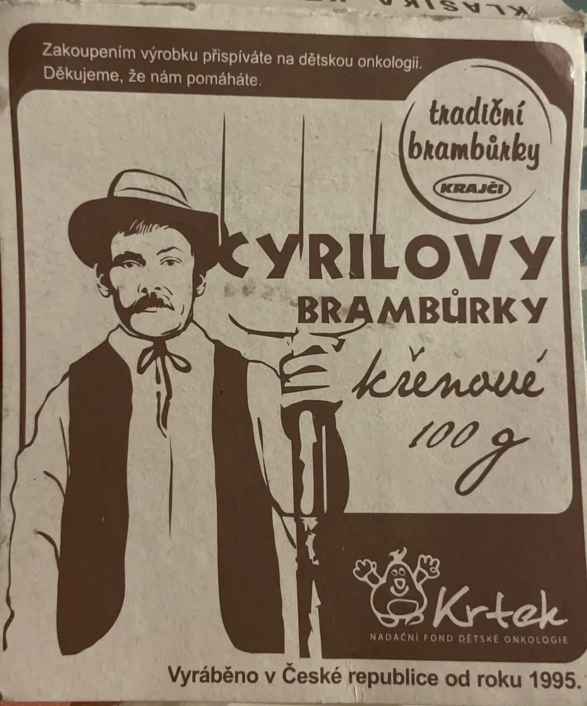 Cyrilovy brambůrky křenové