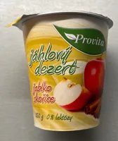 Jáhlový dezert jablko skořice
