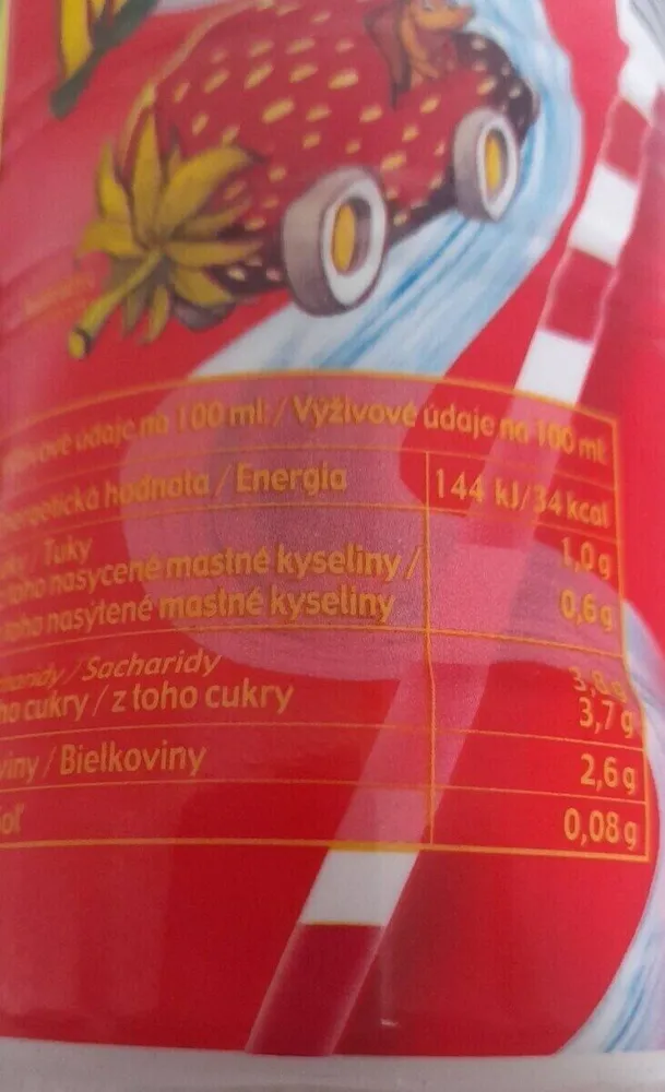 lait fraise
