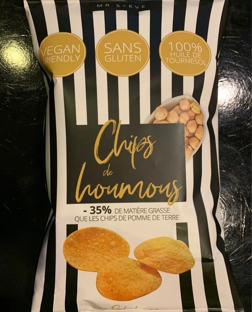 Chips de Houmous au Sel de Mer