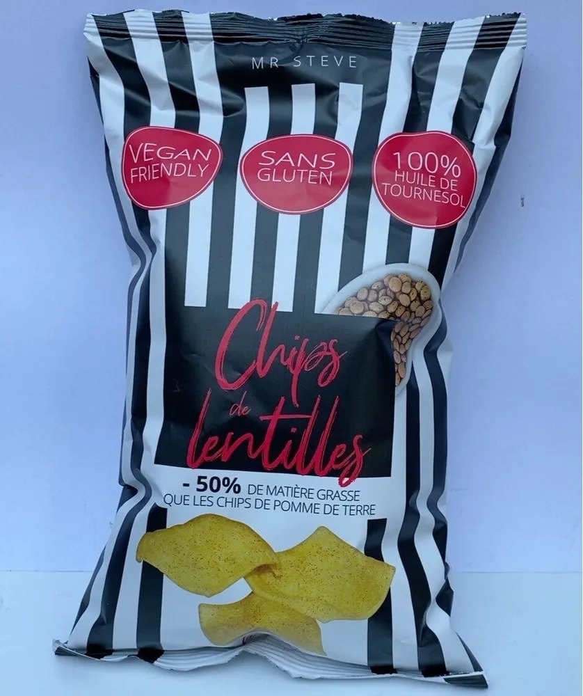 Chips de lentilles à la pizza