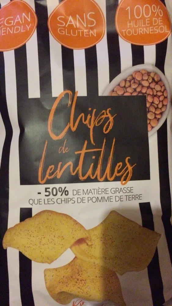 Chips de lentilles