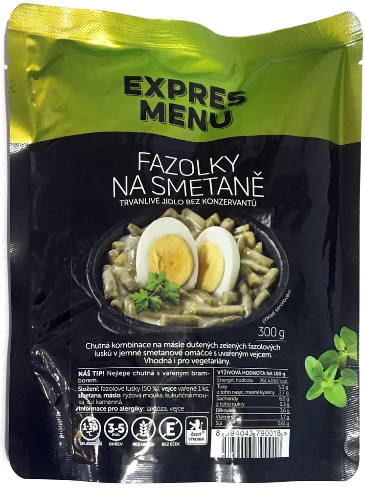 Fazolky na smetaně