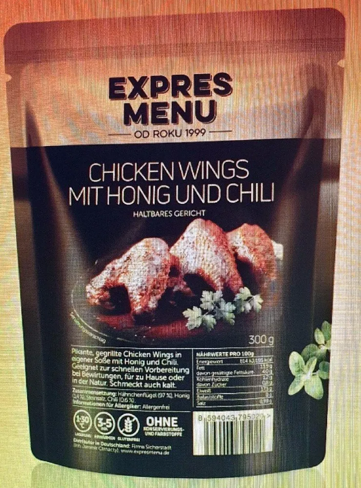 Kuřecí křídla na medovém chilli