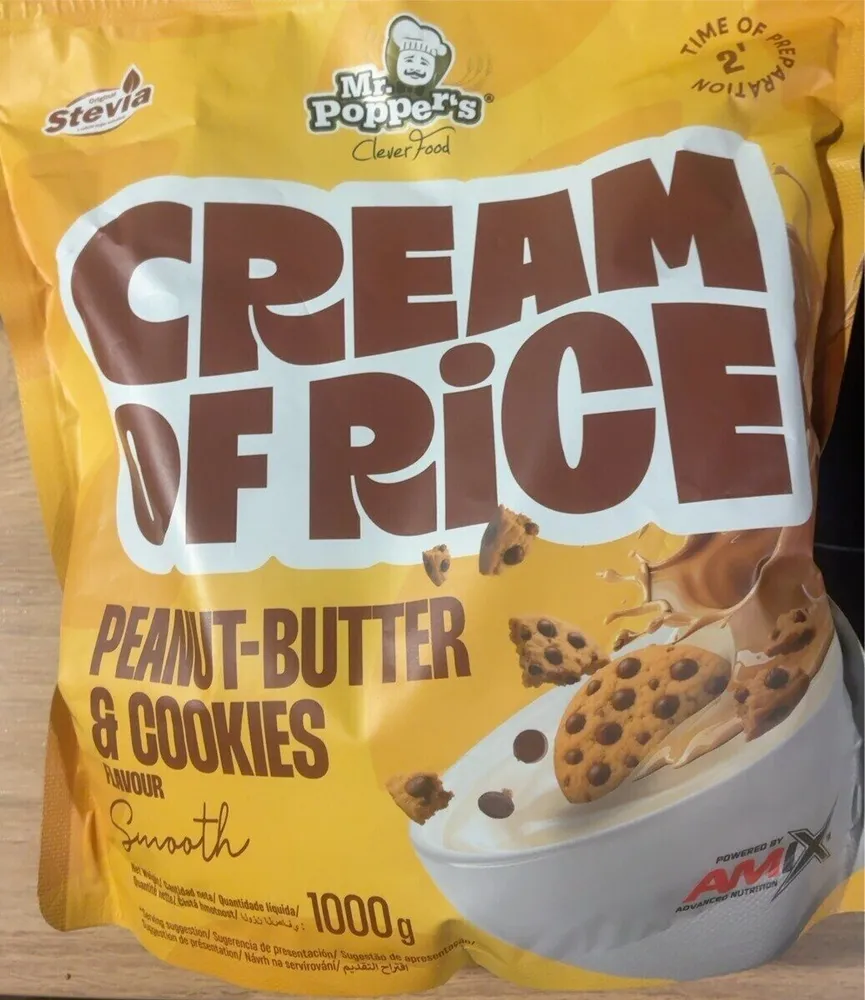 Cream of rice peanut-butter cookies