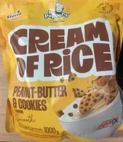 Cream of rice peanut-butter cookies