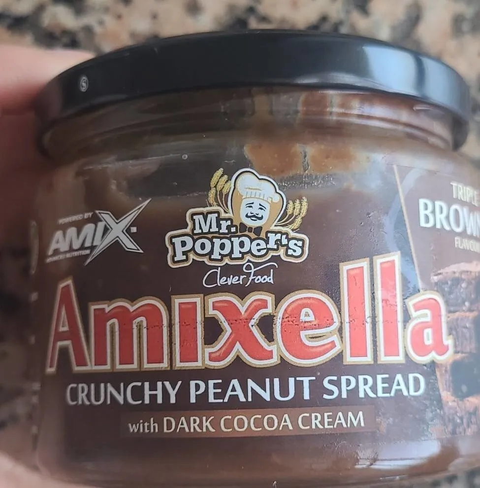 Amixella crunchy peanut spread